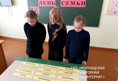ЕДИНЫЙ УРОК, ПОСВЯЩЕННЫЙ ДНЮ СЕМЬИ